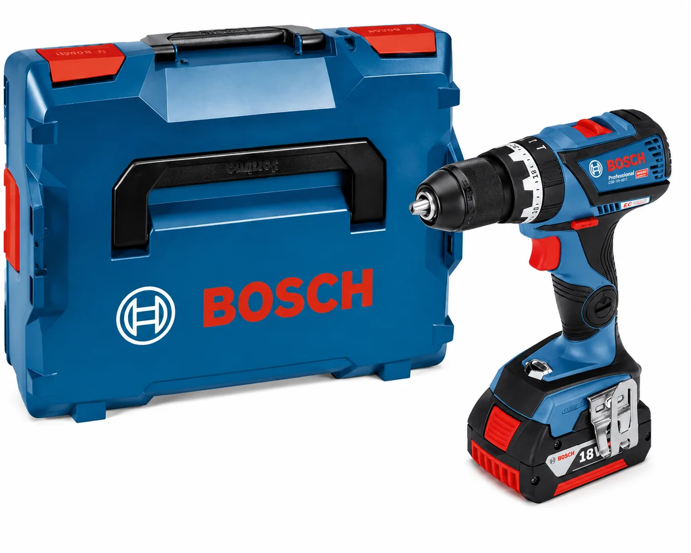 Bosch GSB 18V-60 C Professional Cordless Impact Drill Kit